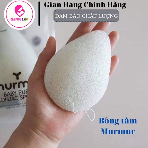 Bông tắm murmur hàn quốc cho bé