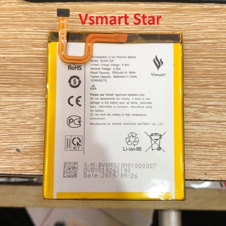 Pin Thay Cho Vsmart Star