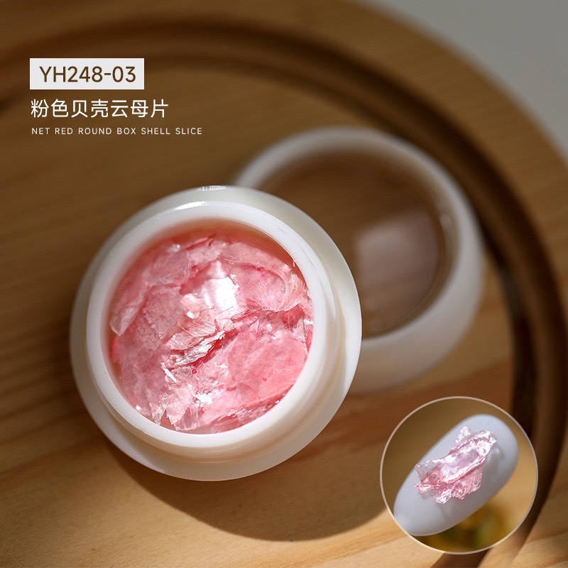 Xà cừ nail loại mỏng vảy cá nhiều màu dùng trang trí và ẩn móng