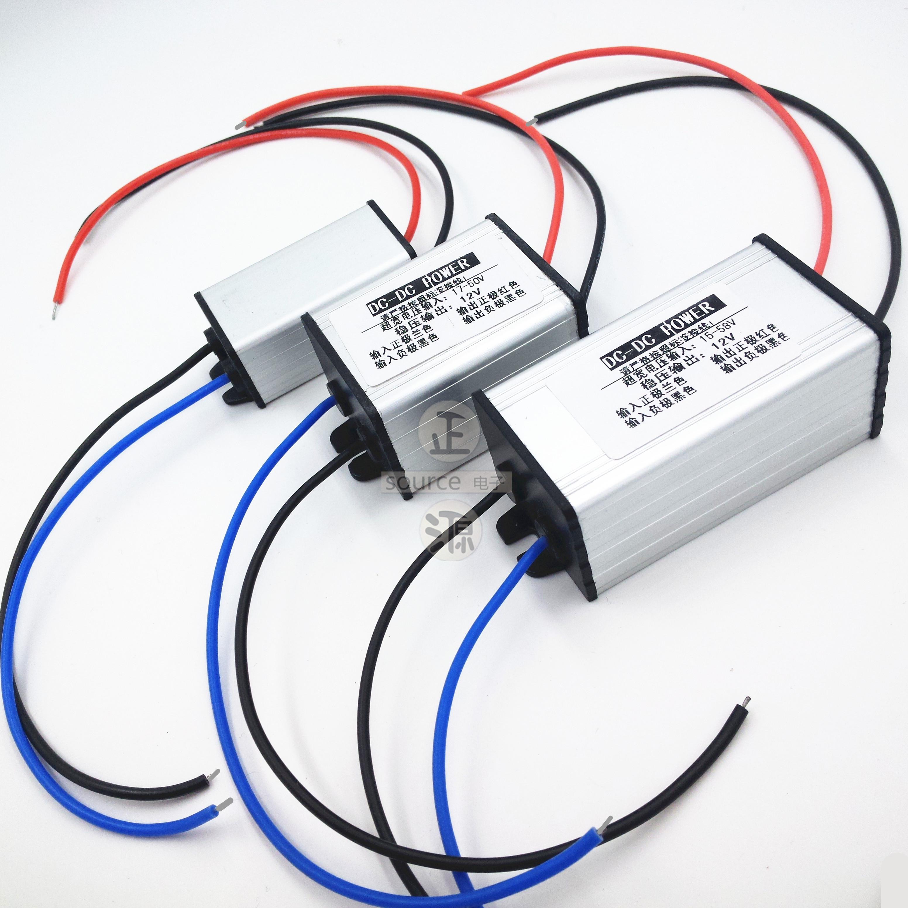 Bộ chuyển đổi điện DC 48V-36V-24V XUỐNG DC 12V-9V-5V chống nước