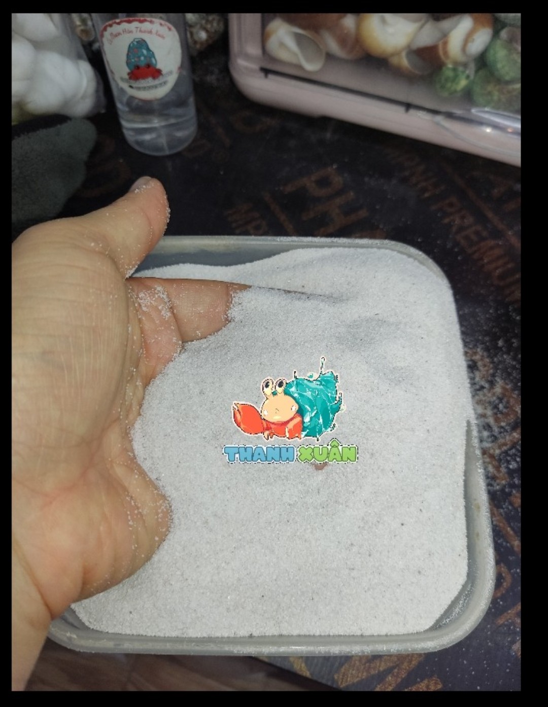 Cát trắng thủy sinh bịch 1kg