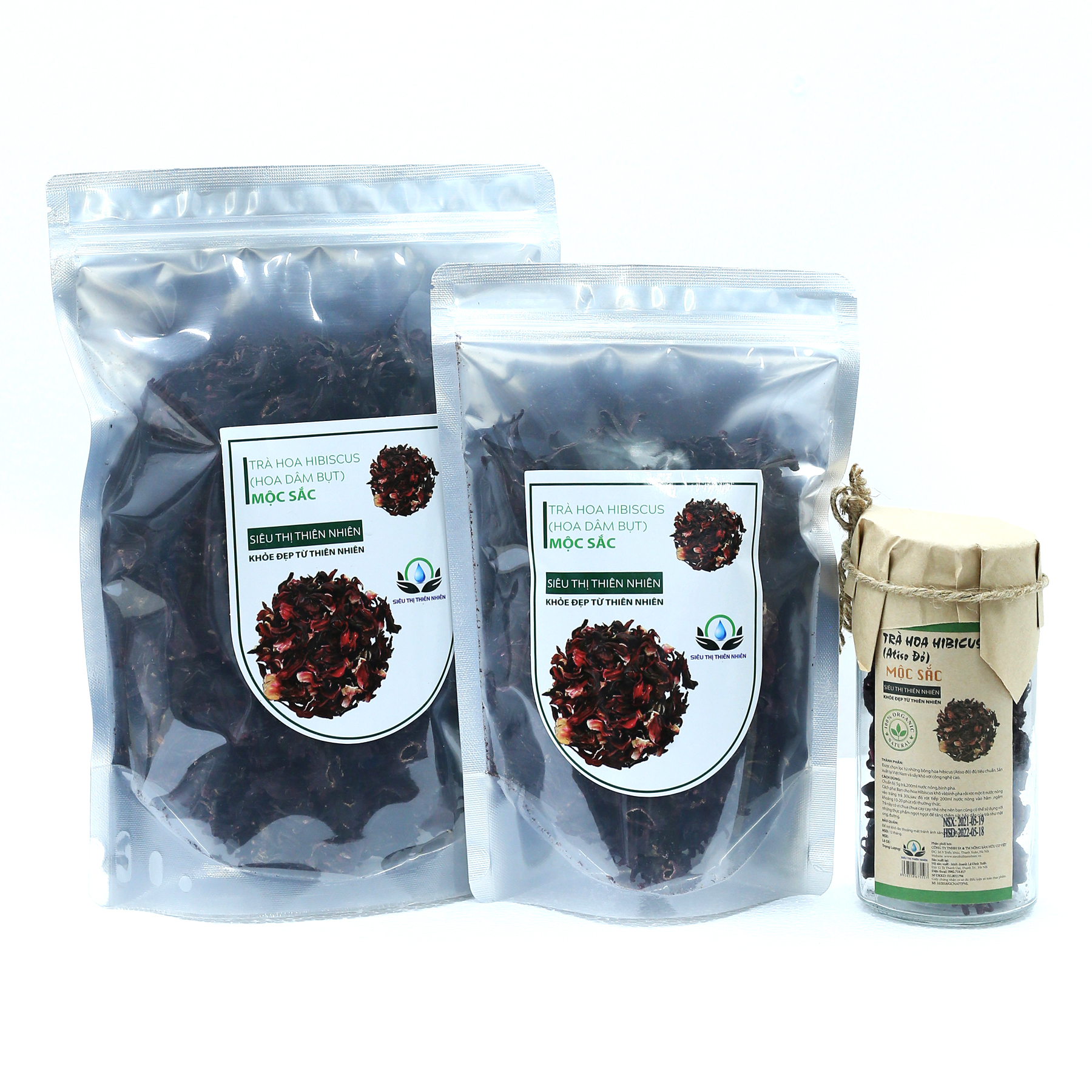 Trà hoa dâm bụt (hibicus) Mộc Sắc gói 200g