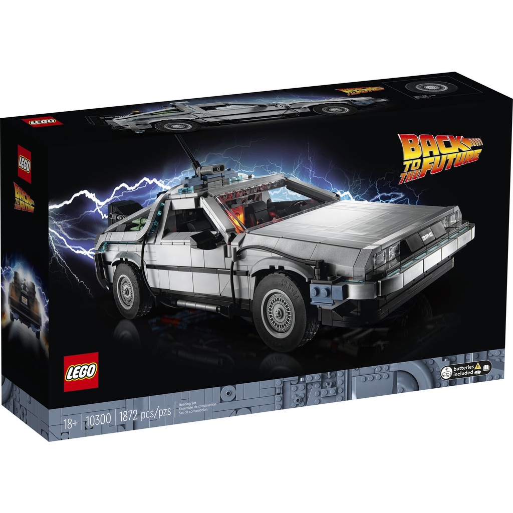 [Có sẵn] 10300 LEGO Creator Expert Back to the Future Time Machine - Trở lại Cổ máy thời gian