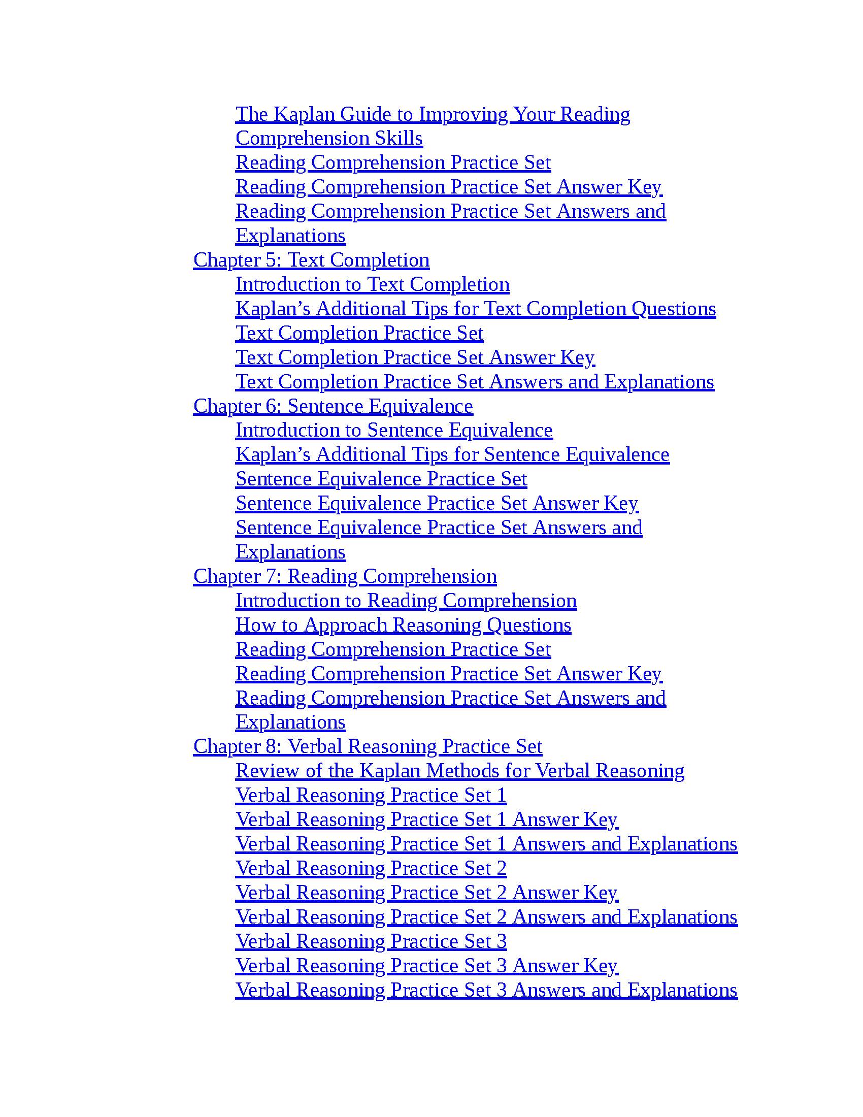 GRE Prep 2021