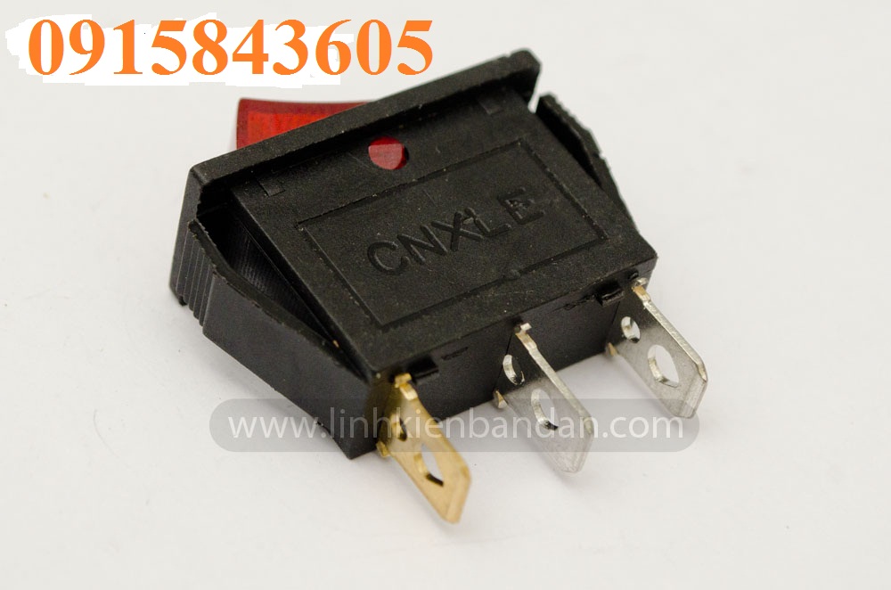 Bộ 3 Công tắc nguồn 3 chân  15A/220V (có đèn)