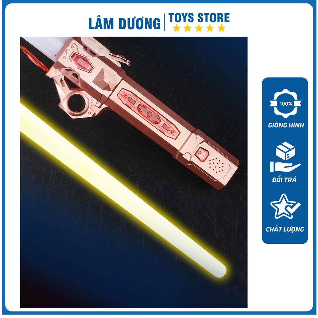 Kiếm Ánh Sáng Lazer Phiên Bản Mới Có Thể Ghép Đôi Sử Dụng Pin Sạc Type C LÂM DƯƠNG TOYS