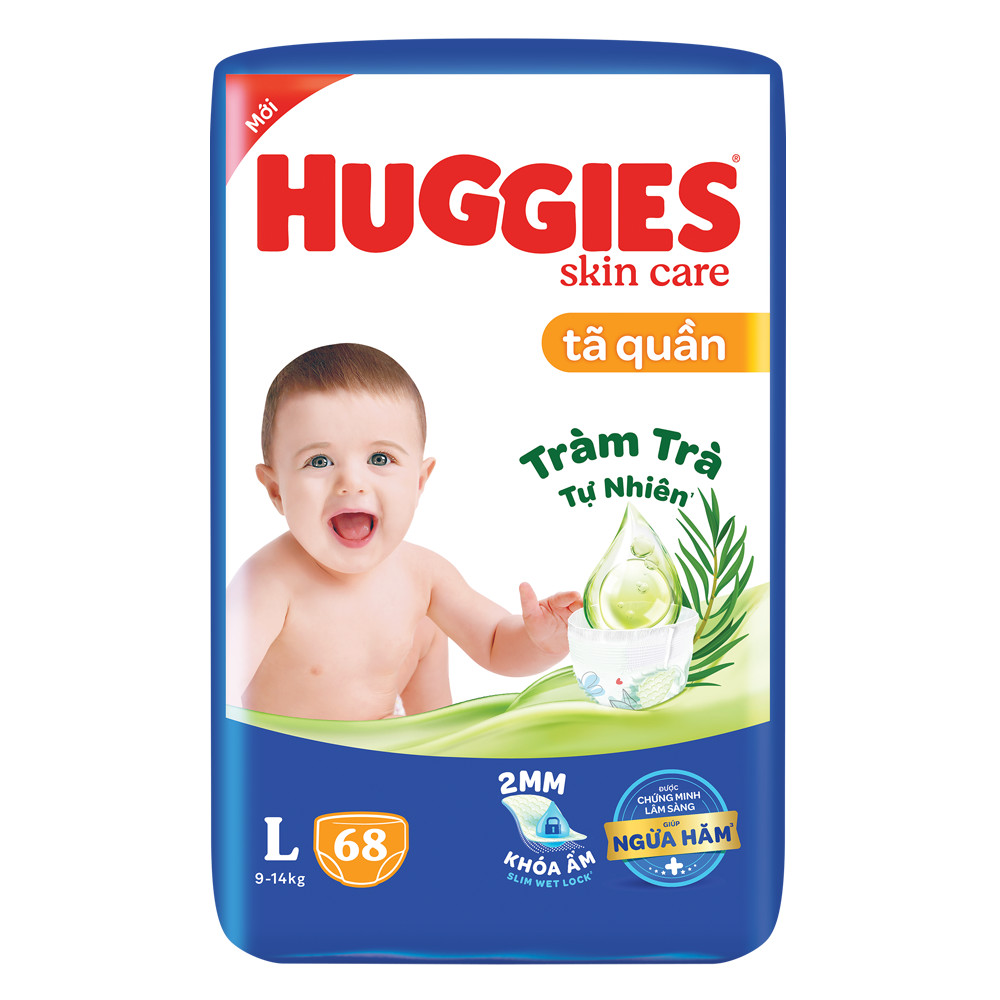 Tã quần Huggies size M76/L68/XL60/XXL54