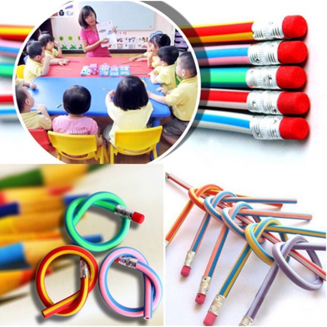 Bút chì uốn cong siêu dẻo dễ thương cho bé