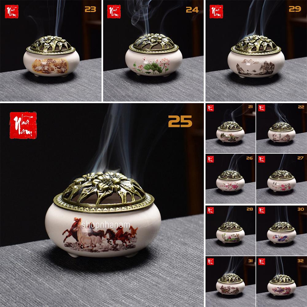Lư đốt xông trầm hương mã đáo