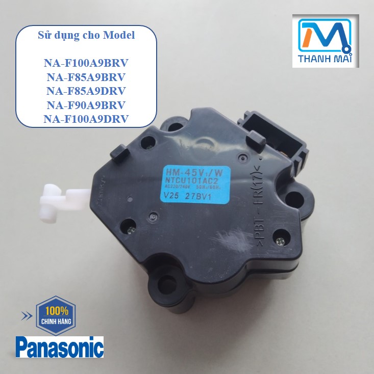Motor kéo xả máy giặt panasonic model na-f100a9brv na-f85a9brv na-f85a9drv na-f90a9brv na-f100a9drv