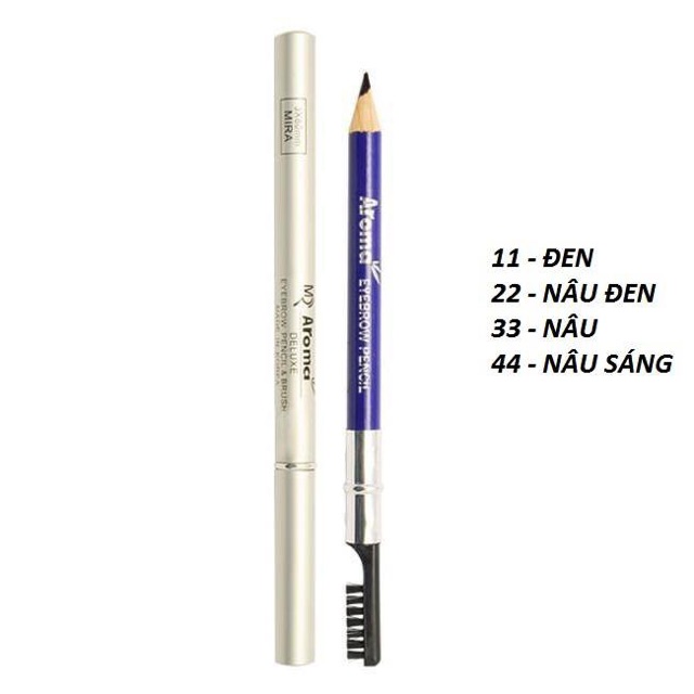 [HCM]Chì Kẻ Chân Mày Mira Aroma 2 đầu số 44