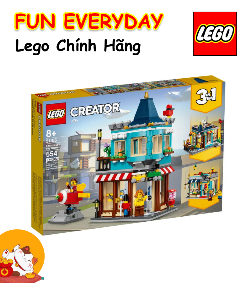 Lego Creator 31105 - Cửa Hàng Đồ Chơi Nhà Phố