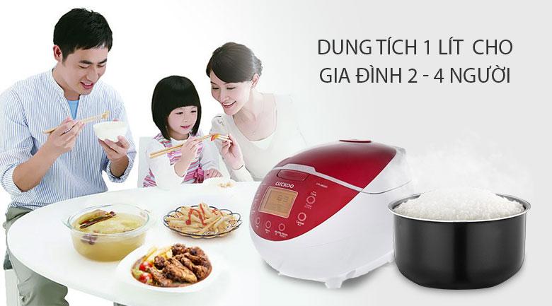 Nồi Cơm Điện Tử Cuckoo Cao Cấp CR-0655F (1.08 Lít) - Bảo Hành 2 Năm