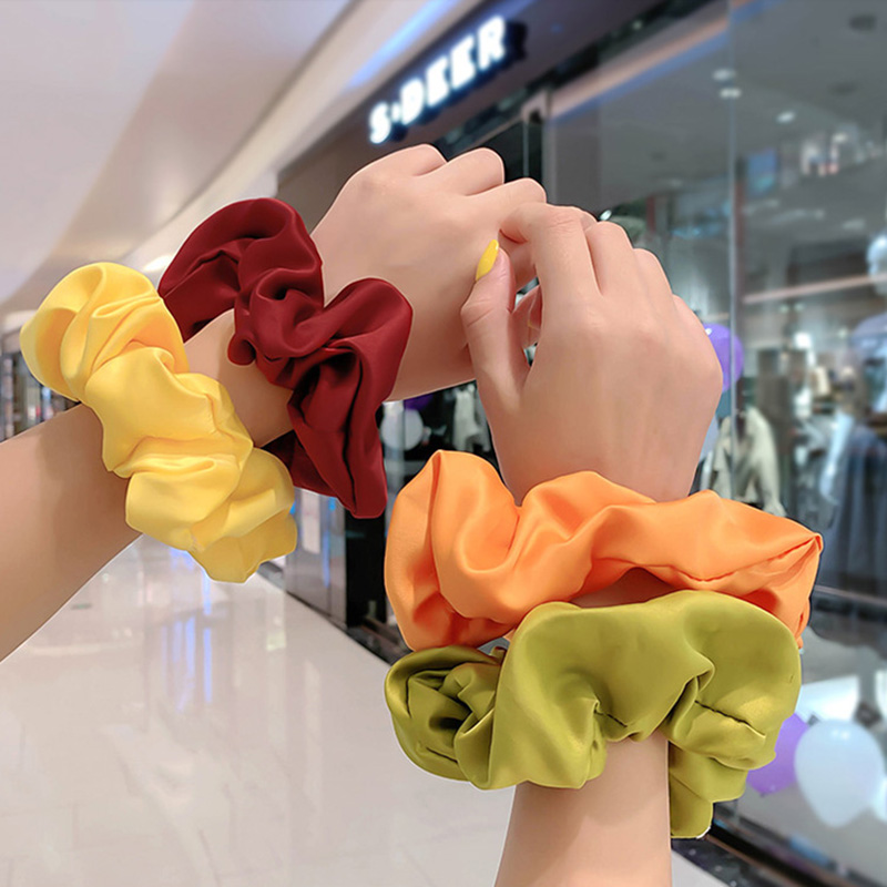 HCM Dây cột tóc Cute - họa tiết trơn dễ phối kiểu - KAShop