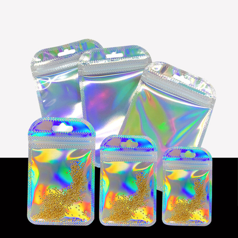 Túi zip hologram đựng đồ trang sức