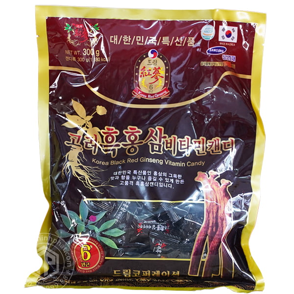 Kẹo hắc sâm hàn quốc - túi 300g - korean red ginseng