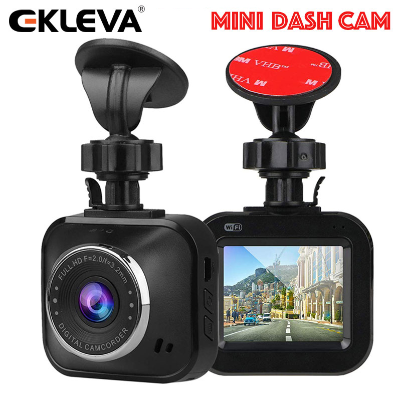 EKLEVA Camera DVR Mini Cho Xe Hơi Xe Tải Ô Tô Full HD 1080P Camera Hành