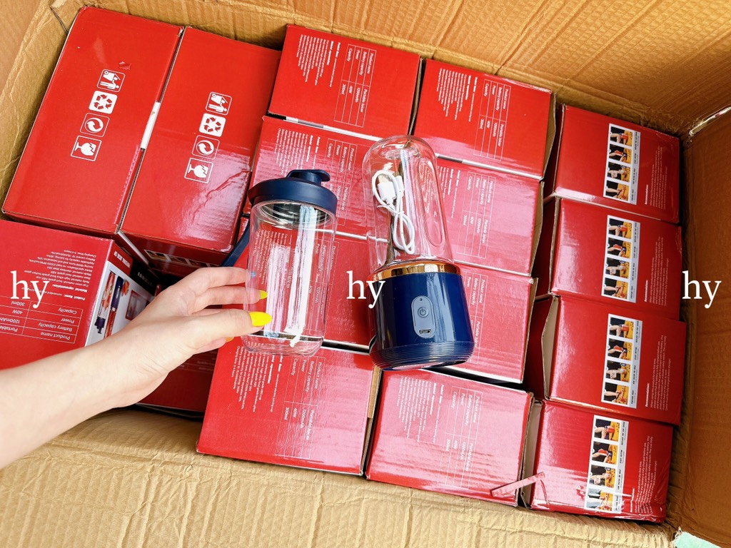 Máy Xay Mini Cầm Tay 2 Cối