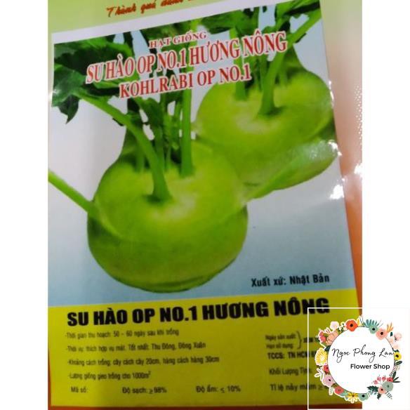 Hạt Giống Củ Su Hào Op Xanh - Gói 2 Gram