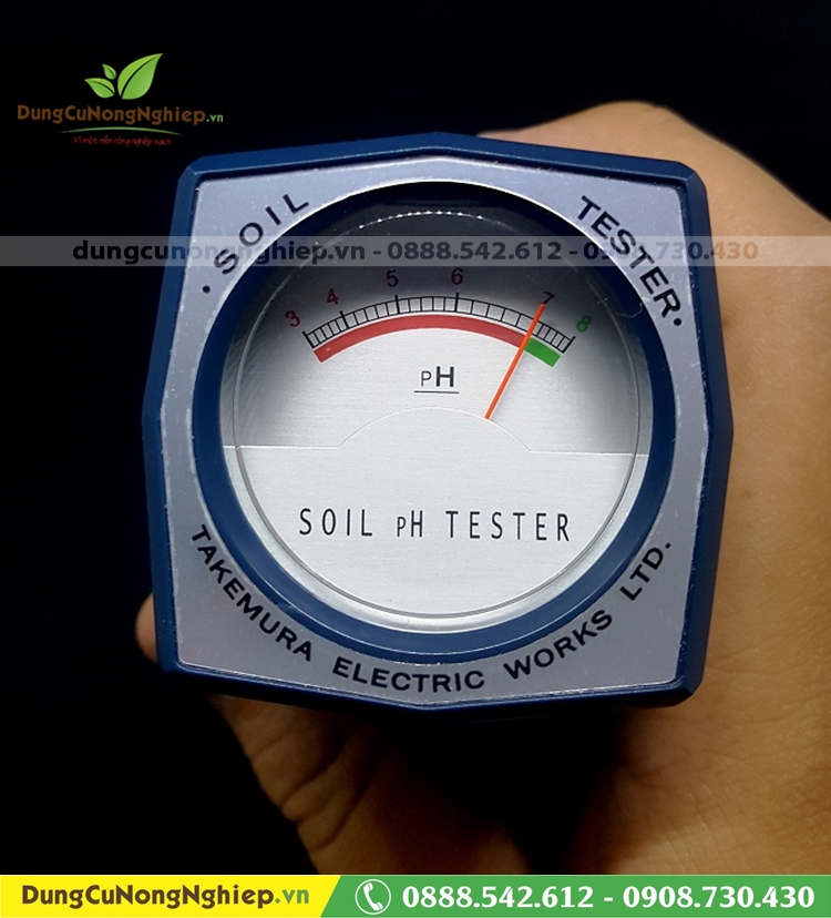 Máy đo độ pH của đất Takemura DM13