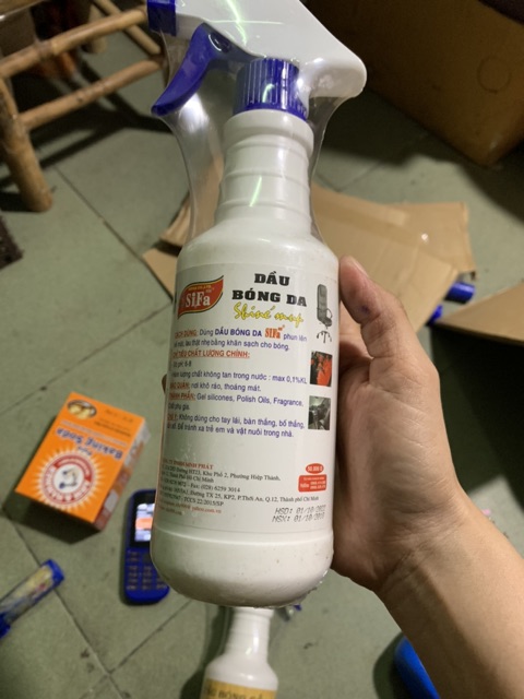Xịt Bóng Đồ Da Simili Sifa 473ML