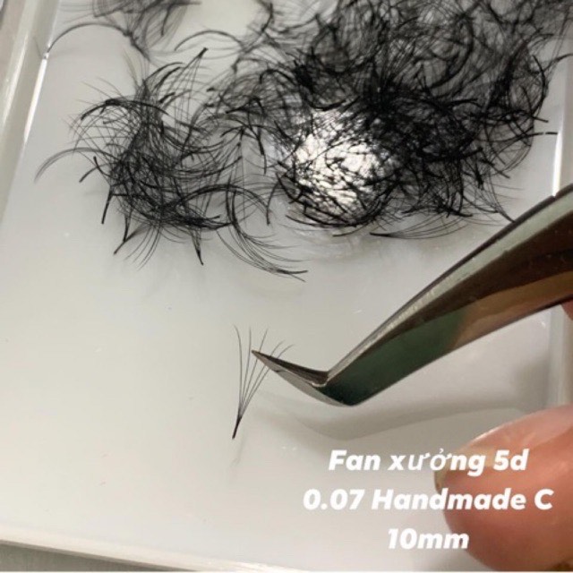 Lông mi 5D 0.07 xòe chân nhỏ đủ size