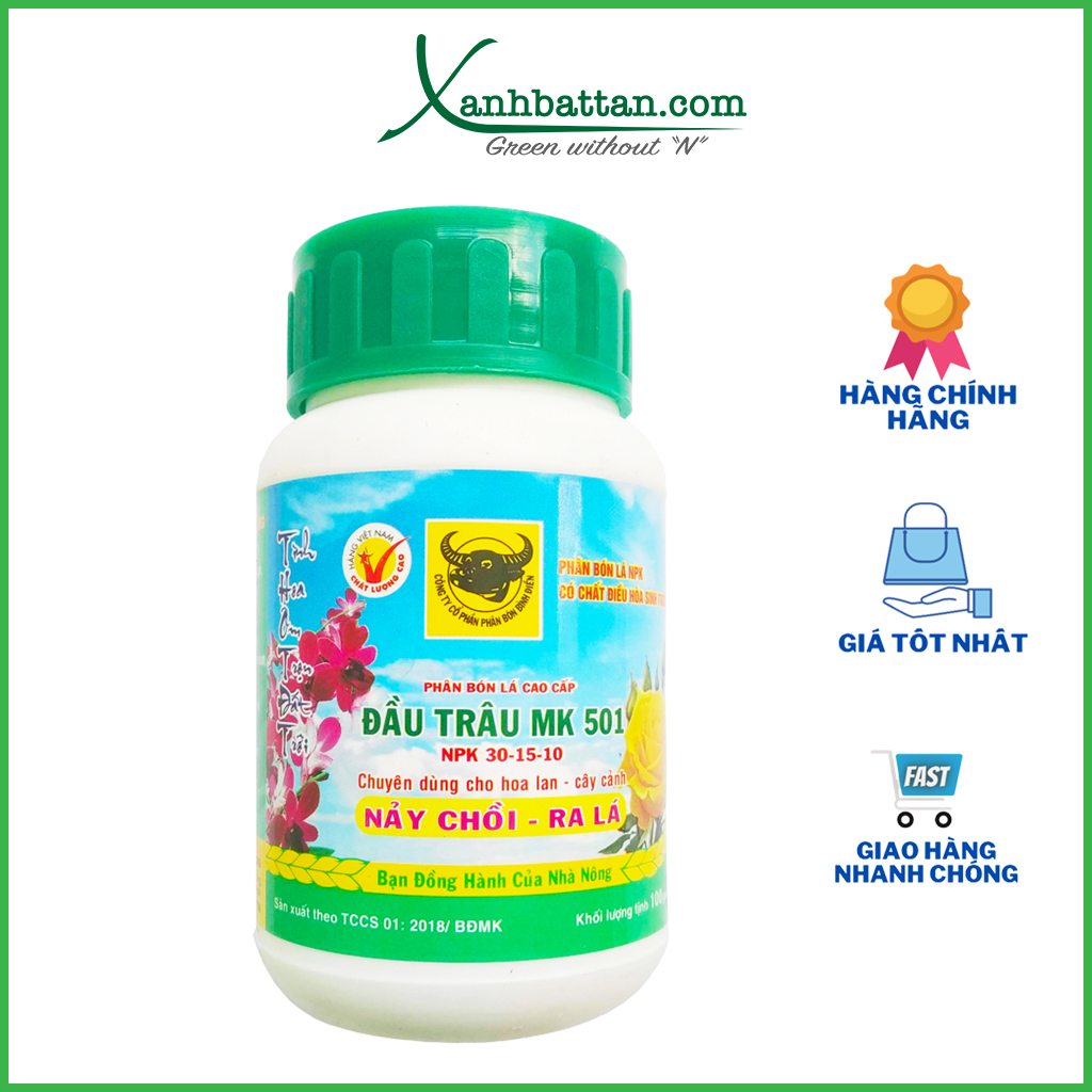 Phân Bón Đầu Trâu Kích Chồi Và Lá 501