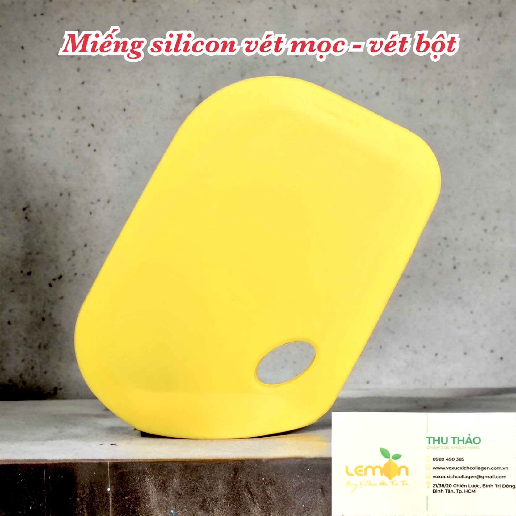 Miếng vét mọc Silicone - vét thịt, vét bột siêu sạch