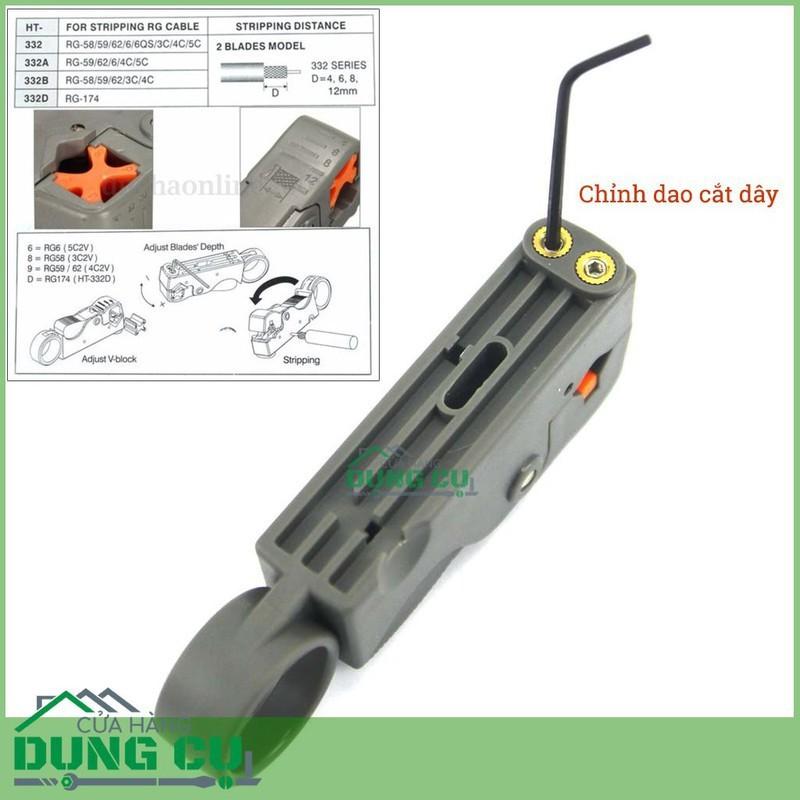 Dụng cụ tuốt dây điện đồng trục