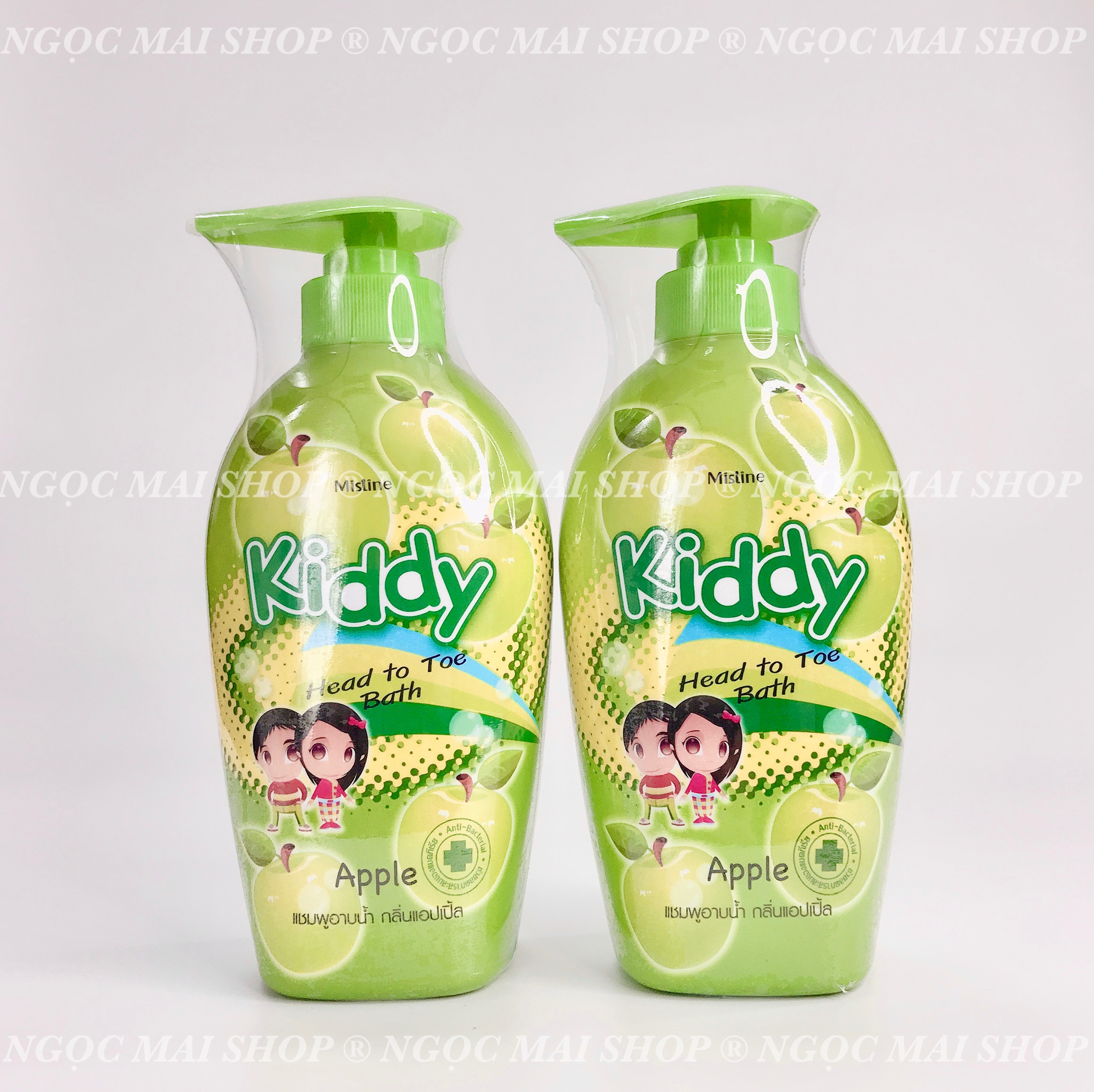Sữa Tắm Gội Em Bé Mistine Kiddy 400ml Thái Lan