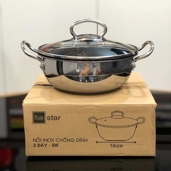 Nồi Kho Thịt Cá Fivestar 18cm
