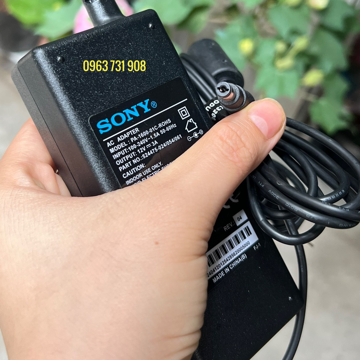 Adapter nguồn 12V 3A chuẩn Sony