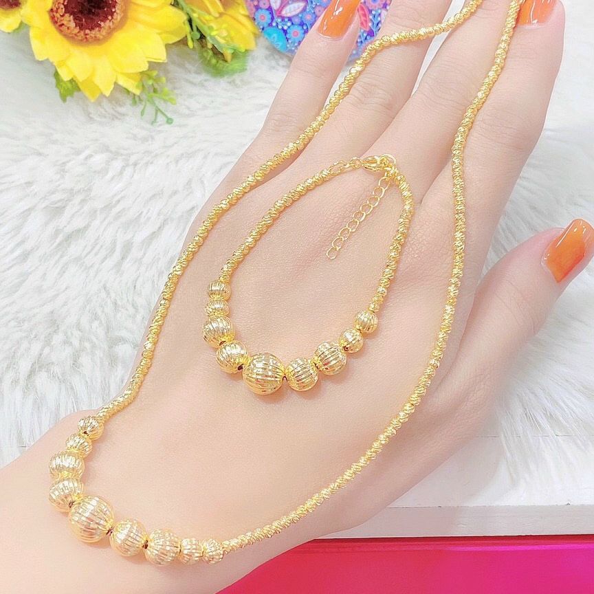 24K gold necklace, high fashion women chain, Diamond women necklace, 950 sterling silver chain, super high quality gold chains, beautiful chains, gado dc879 white gold platinum necklace-not black commitment