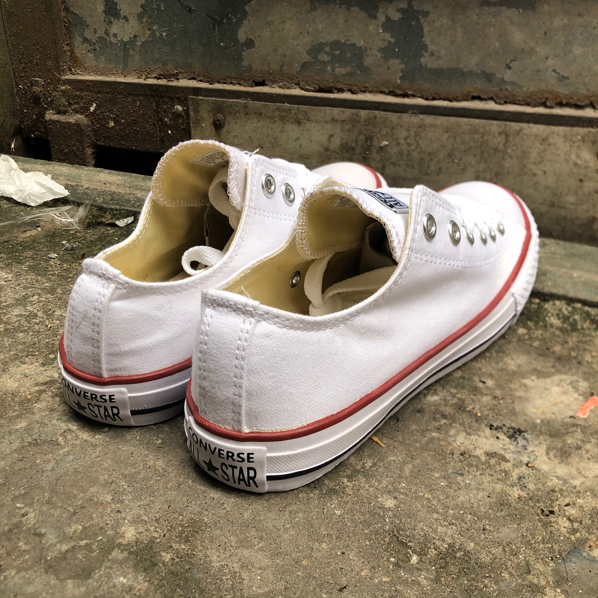 GIÀY CONVERSE TRẮNG thấp cổ (Full box, tag)