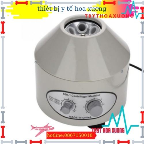 máy ly tâm 6 ống - máy tách huyết tương 6 ống 800-1 dùng trong xét nghiệm và spa