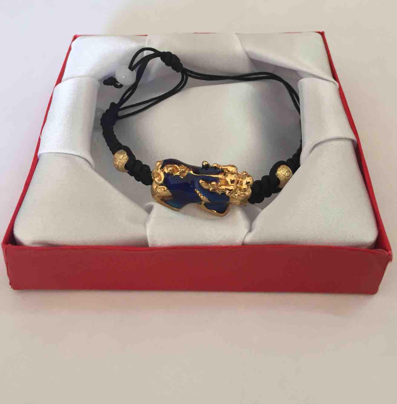 [HCM]Vòng tay chỉ đen mic tỳ hưu đổi màu