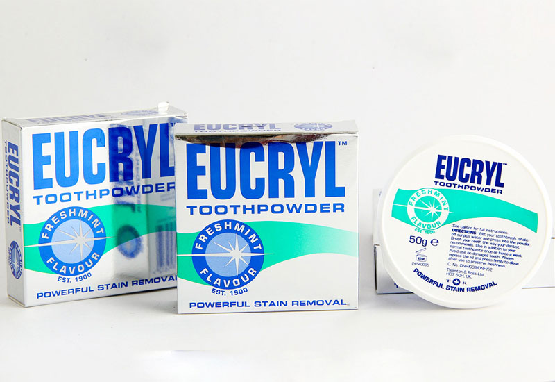 [HCM]Bộ kem đánh răng và Bột tẩy trắng răng EuCryl nhập khẩu từ Anh