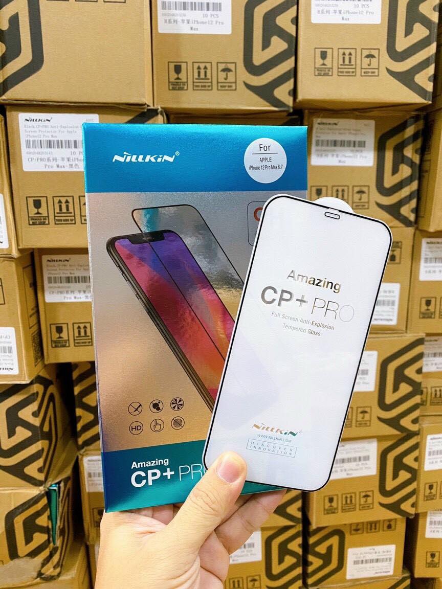 Kính cường lực iPhone 12 mini/ 12/ 12 Pro/ 12 Pro Max Nillkin Amazing CP + Pro Bảo vệ màn hình