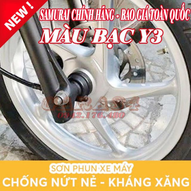 SƠN SAMURAI MÀU BẠC Y3 - MAU BẠC ÁNH KIM