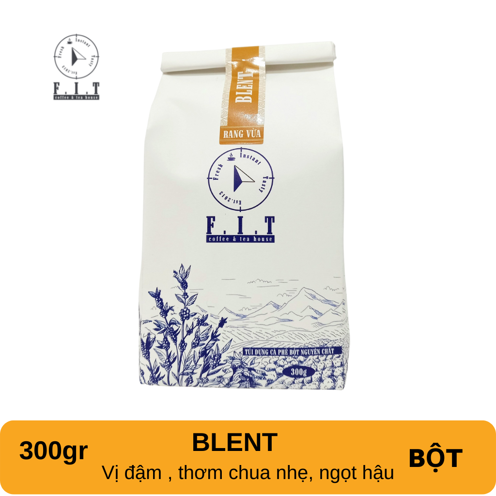 Cà Phê Nguyên Chất Pha Phin Fit Coffee - BLENT Dạng Bột