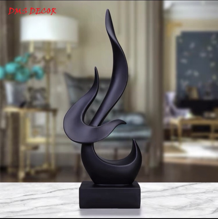 Tượng trang trí, decor phòng khách, nhà cửa, MÔ HÌNH NGỌN LỬA (Cao 40 cm)