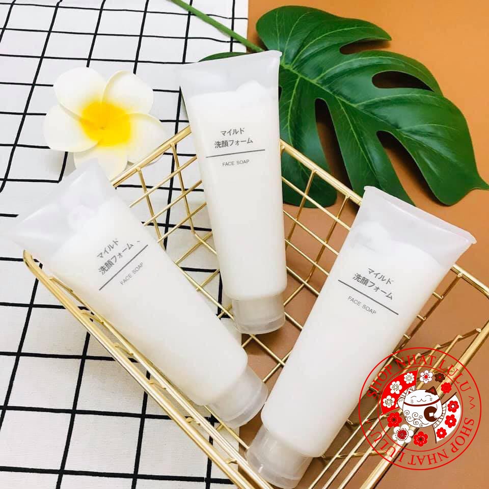 Sữa Rửa Mặt MUJI Face Soap 120g Nhật bản
