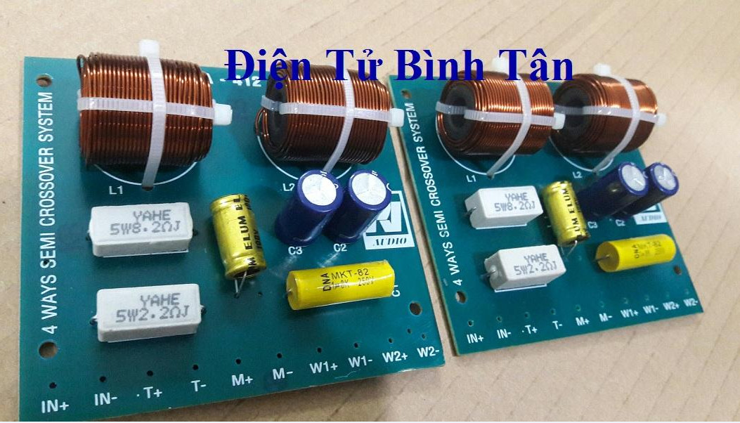 Phân tần loa cao cấp 2 bass 1 trung 1 treble