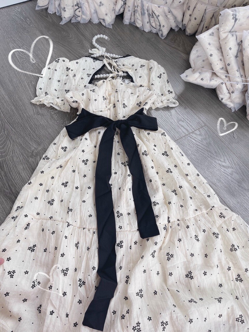 Váy đầm maxi nữ hở lưng dáng dài sang xịn mịn
