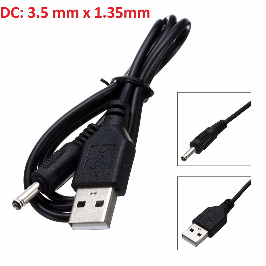 [HCM]Dây Cáp Chuyển Đổi Usb Sang Cổng 3.5 / 4.0 / 5.5 mm 5v Dc Tiện Dụng - Dây sạc chuyển đổi 3.5mm 4.0mm 5.5mm USB