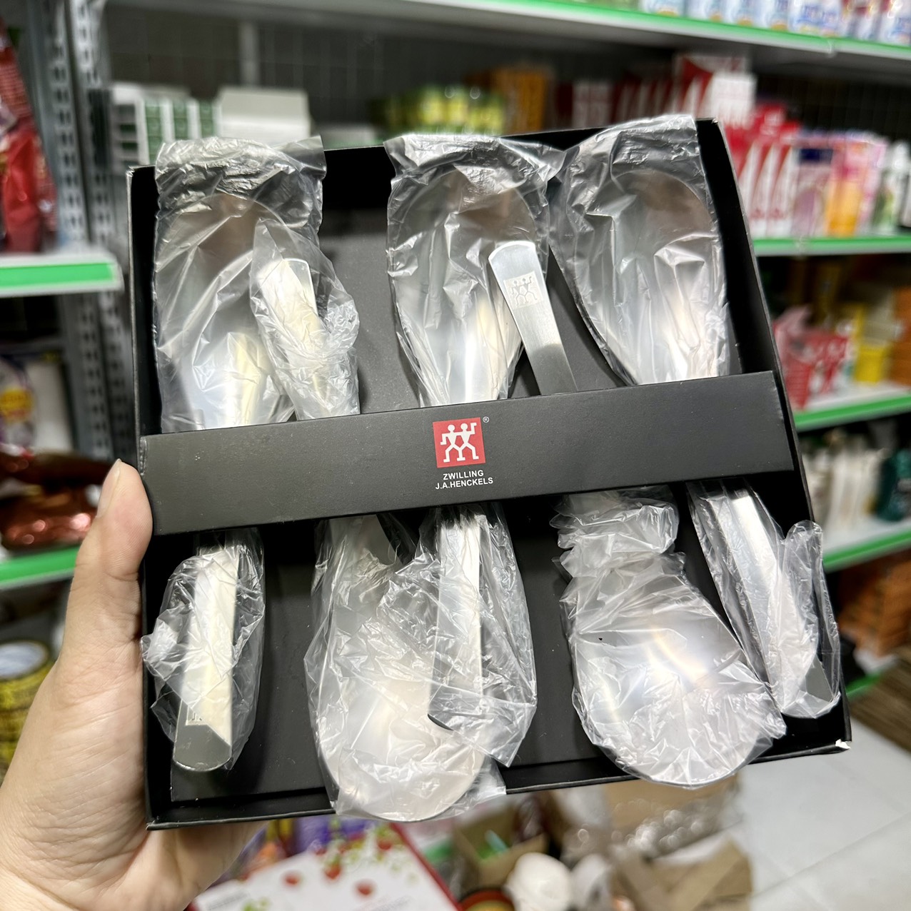 SÉT 5 THÌA ( MUỖNG) ZWILLING SANG TRỌNG