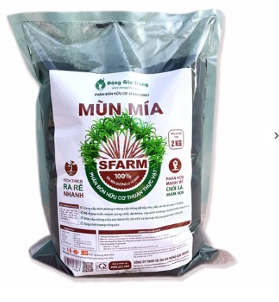 Phân mùn mía Sfarm 2kg