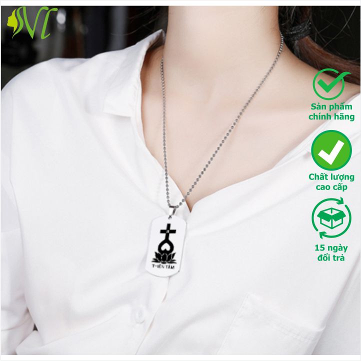 Lắc tay, dây chuyền,nhẫn thiên tâm đạo không đen không gỉ xài nước tốt Người Đẹp Vì Lụa