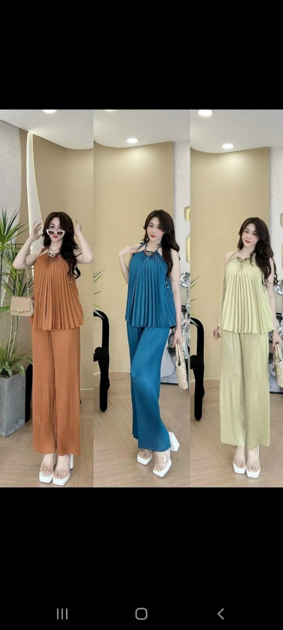 Sét bộ cổ yếm dập ly