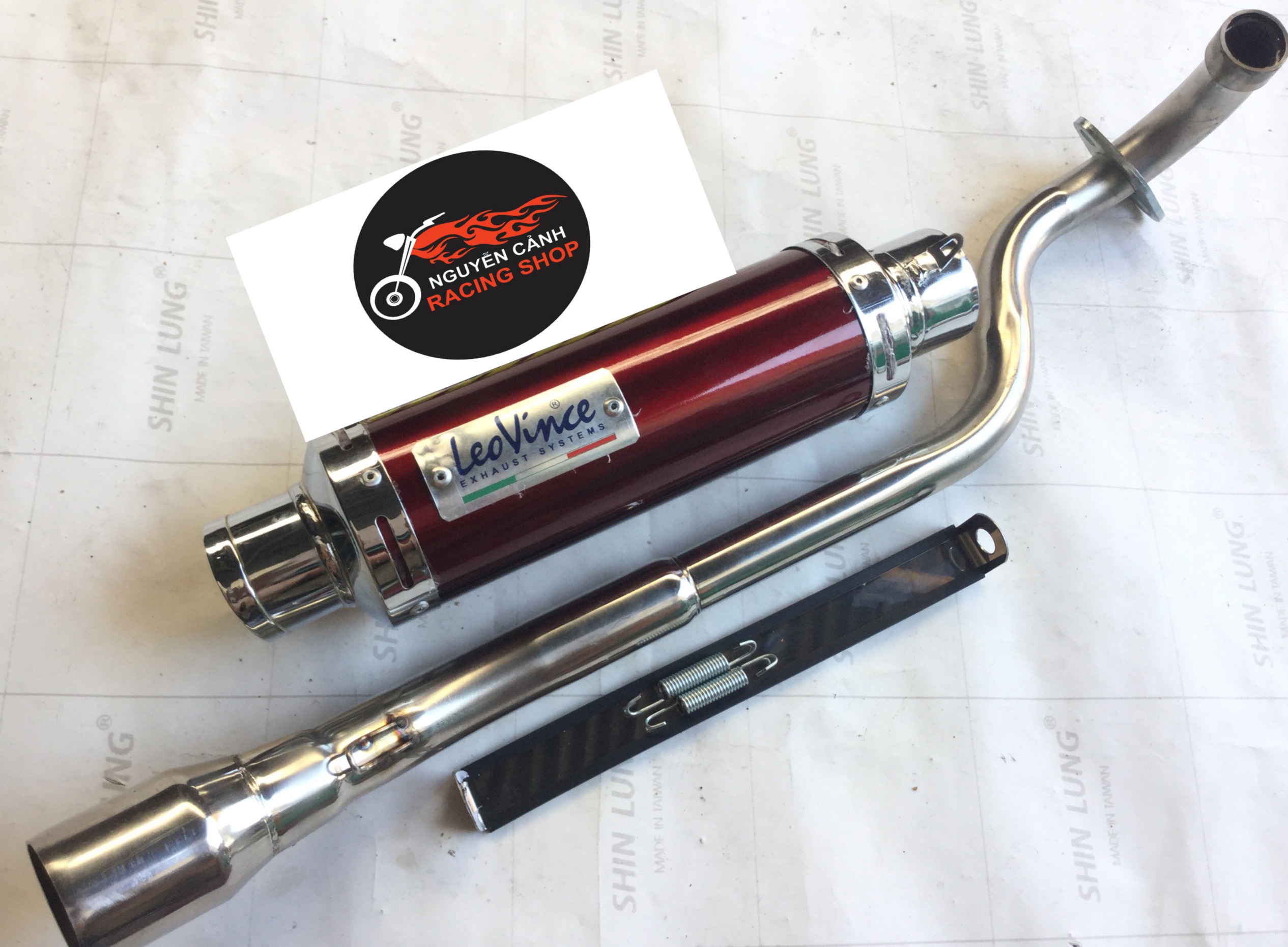 Pô LeoVince Cổ Wave 110 + Wave Black + Surus Fi + RSX